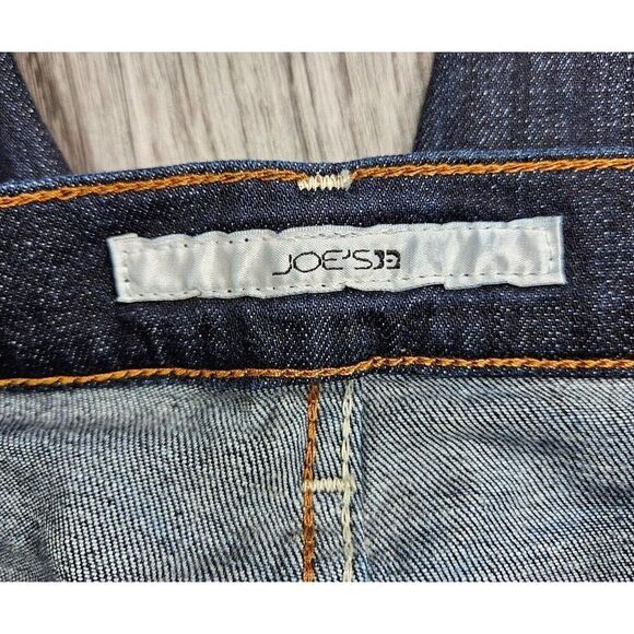 Joe's Womens Size 28 Whiskered Kicker Socialite Embroidered Blue Jeans Capris - Picture 4 of 11